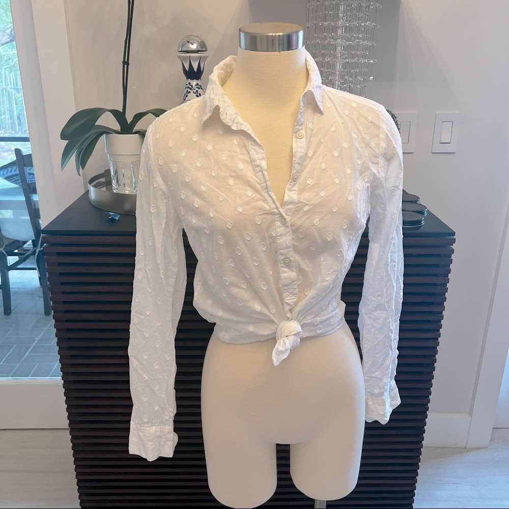 Button down white shirt (Small)